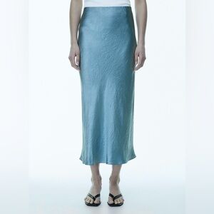 Aritzia Babaton Slip Satin Maxi Skirt